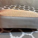 Nanette Lepore Tan Woven Bag with Gold Chain
White leather accents stripe lining Photo 7