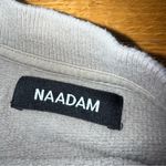 NAADAM Crop Crewneck Sweatshirt Tan Cotton Cashmere XS Photo 2