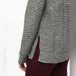 Lululemon As Promised Crew Sweater Heathered Speckled Black. Photo 1