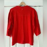 Pilcro  Varsity Tee Three Quarter Sleeve Size Small NWT Photo 1