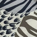 VINTAGE Elizabeth Terrell Women Blouse M Brown Silk Animal Print Jungle Safari Size M Photo 7