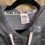 PINK - Victoria's Secret  Gray Camo Bling Rhinestone Logo Pullover Hoodie Sweater M Photo 3