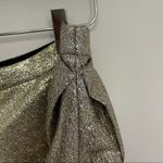 1. State  Mini Skirt Size Large Metallic A-line Dressy Holiday Cocktail Pleated Photo 5