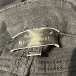 Blue Blush Denim Fringe Skirt Photo 3