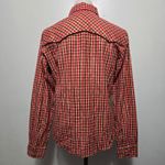 Panhandle Slim Womens Red Plaid Western Snap Front Shirt L Western Rodeo Size L Photo 4