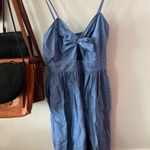 ZARA Denim Blue Dress Spring Summer Photo 0
