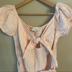 Topshop Gingham Bardot Romper Photo 2