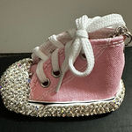 Rhinestone Light Pink Sneaker Keychain Photo 0