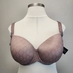 Soma Dusty Pink Geometric Lace Bra Photo 0
