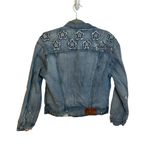 Polo Ralph Lauren Vintage Distressed American Flag Denim Jacket Blue Size M Photo 1