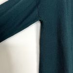 NYDJ Long Sleeve Split Back Slight Boatneck Soft Comfy Sweater Ribbed Detail Lg Photo 2