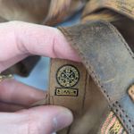 Keen  Skyline Wedge‎ Sandal Brown Fabric Leather Strap Sandals Heels Women's 8.5 Photo 7