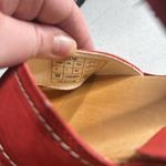 Earth Origins NWOB KALSO SERENE Negative Heel Earth Studded Sandal Cherry Leather Size 9W Photo 4