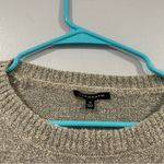 Staccato  Gray Blue Yellow Striped Crewneck Sweater Medium M Photo 1