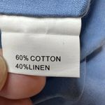 My Girl Blue Linen Blend A Line Skirt Size 8 AU / 4 US New Photo 3