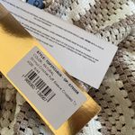 NWT PatBo Striped Crochet tan cream natural puff sleeve crop top sz 8 40 Photo 6