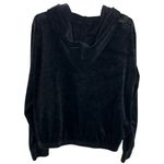 FILA  velour 1/4 zip black pullover hoodie XL casual active cropped sporty Y2K Photo 2