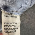 FRNCH June Short Sleeve Double Pocket Shirt Women's Medium Light Blue Cotton Photo 6