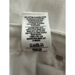 Hudson Jeans  Faye White High Rise Straight Crop Jeans Size 30 Raw Hem Button Fly Photo 6