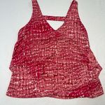 White House | Black Market  Pink & White Layered Top-Size Small Photo 5