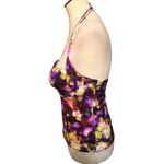 Victoria's Secret Tankini top Swimsuit halter Size 34D Floral Tie Dye Photo 3