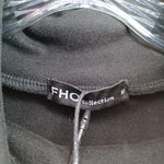 FHQ long sleeve turtle neck dress with slit on the side NWT Black Size M Photo 6