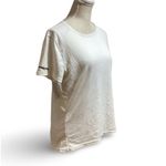 Adidas Women White Solid Climalite Running T-shirt Photo 4