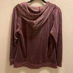 Sundance  Aurora Purple  Velour Drawstring Hoodie Size Small Photo 6