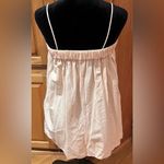 ZARA  Linen Blend Babydoll Mini Dress‎ with Pockets in Peach Tangerine Size Small Photo 12