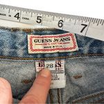 Guess by Marciano Vintage Guess 90s High Waisted Mom Jeans Light Wash Denim Size 28 Photo 8
