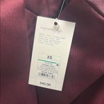 A New Day NWT Women's Burgundy Satin Blazer Photo 4