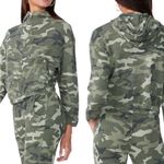 Revolve Monrow Urban Zip Up Sweater in Olive Camo Green Size M Medium NWT Photo 1