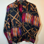 Ralph Lauren ✨ Lauren  Vintage Women’s Equestrian Gold Chain Long Sleeve PM Photo 0