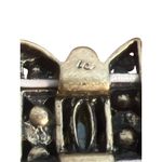 Liz Claiborne Vintage Stretch Bracelet Antique Gold Tone Rhinestones Estate 7" Photo 3