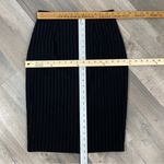 Donna Rae Ribbed Monochrome Stripe Pencil Skirt Black 4‎ Black Photo 8