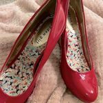 Madden Girl  Candy Apple Red Patent Leather Heels Shoes - size 8 Photo 0