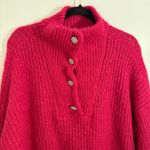 EXPRESS Women's Pink Button-Up Sweater Tunic/ Dress Large Photo 2