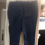 Energie Size 3X elastic waist band blue Jean pants women’s dark wash Photo 13