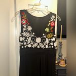 Soft Surroundings  Made In India Maxi Dress With Floral Embroidery Photo 1