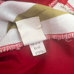 NFL Rare Y2K San Francisco 49ers red & white lace up baby tee jersey - Size S Photo 6