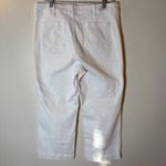 Paige Nellie Culotte Jeans Crisp White Wide Leg Crop Size 31 Photo 4