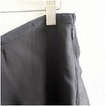 Soft Surroundings Embroidered Chiffon Black Knee Skirt Size XL Gold Embroidery Photo 7