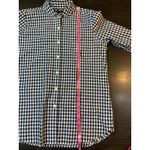 J.Crew  Gingham Shirt Women 4 Check Blue White Classic Preppy Church School‎ Photo 10