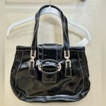 Ann Taylor Large Black Shoulder Bag. NWT Photo 0