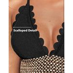 Cupshe NWT: women's 1-piece halter tie back swimsuit (S) Photo 4