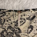 Free People  Womens Large Lace Long Sleeve Cropped Floral Shirt Wrap with zipper Photo 2