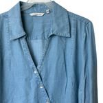 Soft Surroundings  Light washed denim Tencil tunic XL Photo 5