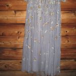 Mac Duggal  5533 Platinum Embellished High Neck Long Sleeve A Line Gown Dress Photo 12