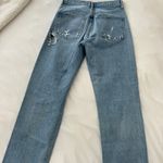 AGOLDE 90s Mid Rise Straight Distressed Jeans Photo 5