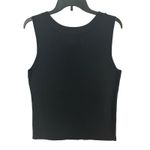 Chico's Knit Tank Top Womens US L Black Cleopatra Sequins Beads Stretch Boho Chic Photo 2